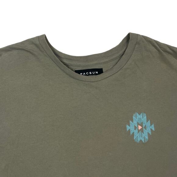 PacSun Aztec Embroidered T Shirt - Picture 3 of 3